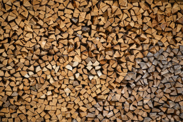 firewood in Rochester area stacked